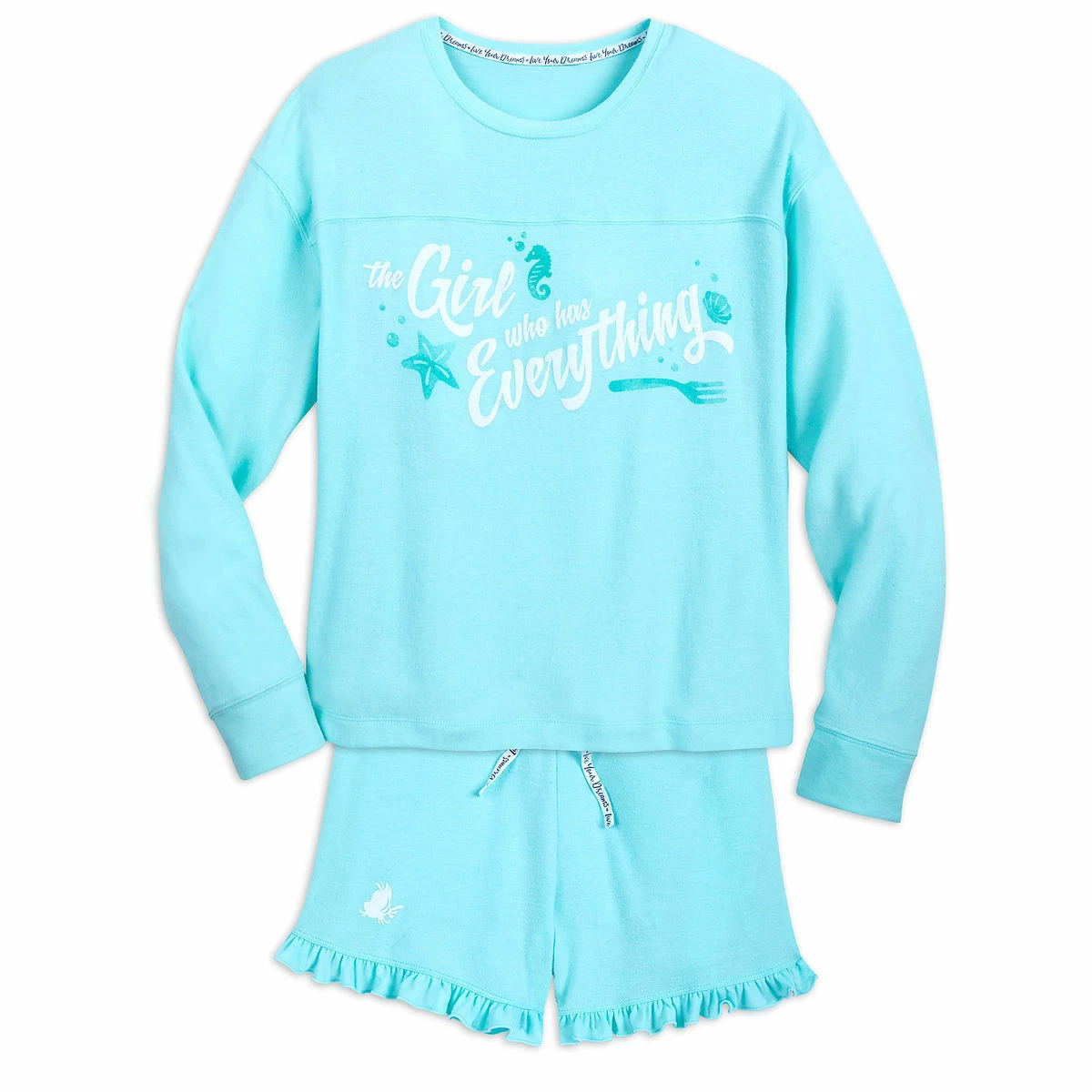Disney Pajama Set For Women - Ariel - The Girl Who Has Everything