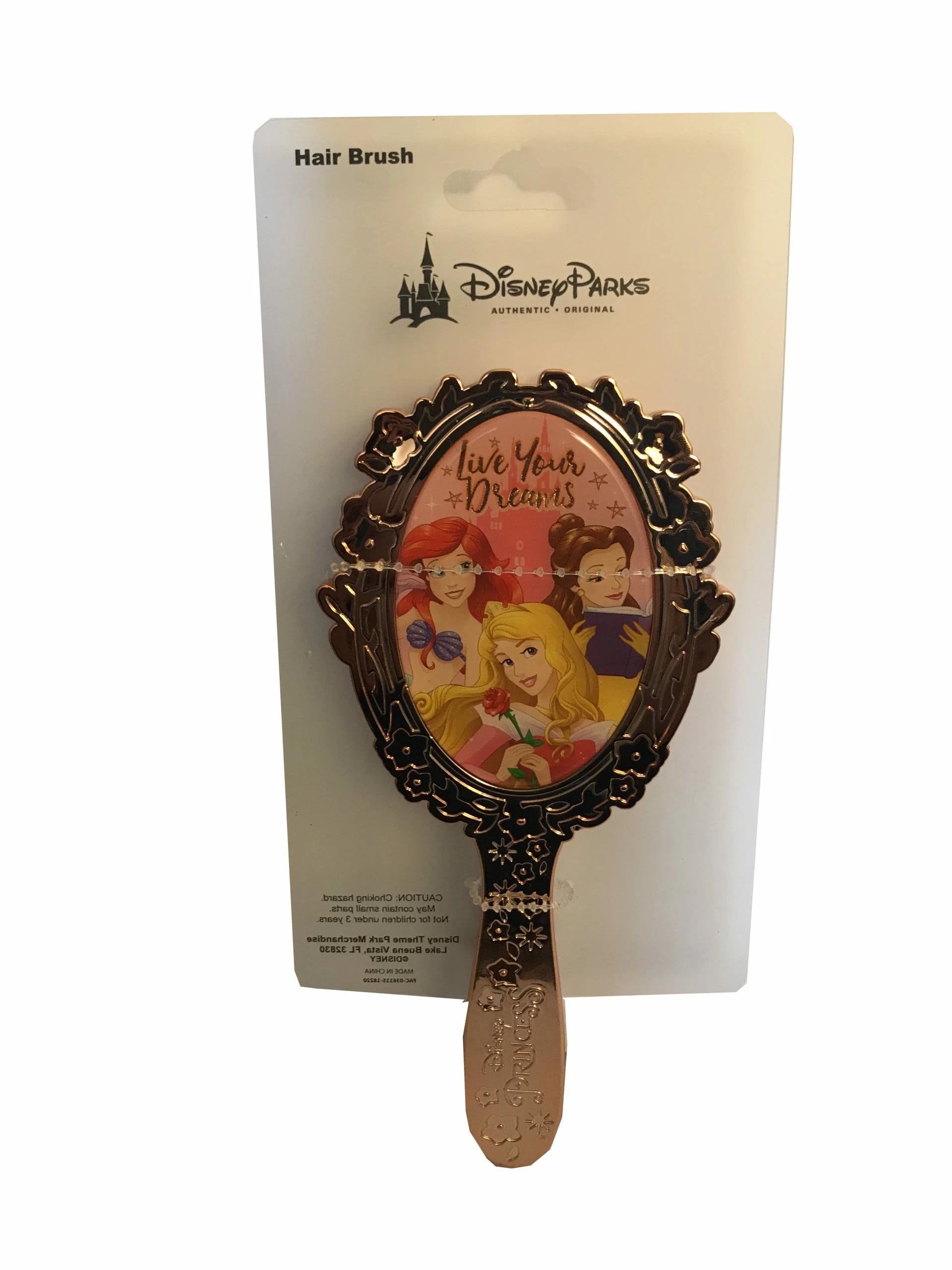 Disney Hairbrush - Disney Princesses - Live Your Dreams