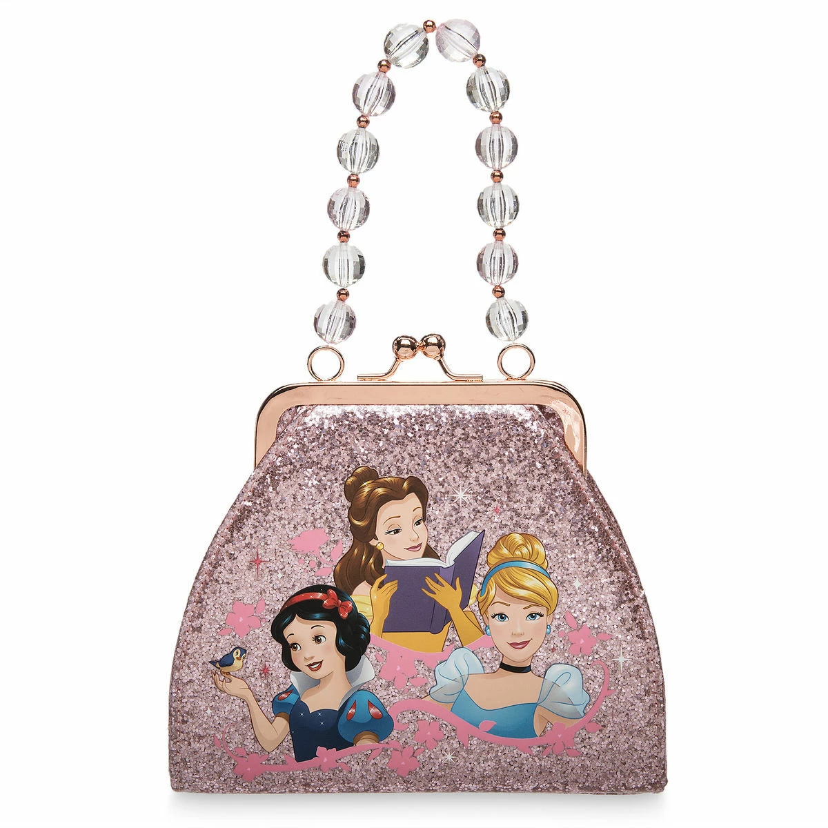 Disney Purse For Girls - Disney Princesses - Sparkle Pink