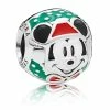Disney Pandora Charm - Santa Mickey Mouse Bead