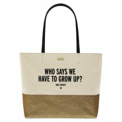 Disney Kate Spade Tote Bag - Who Says We Have To Grow Up? - Canvas