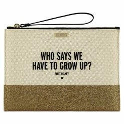 Disney Kate Spade Clutch Bag - Who Says We Have To Grow Up? - Canvas