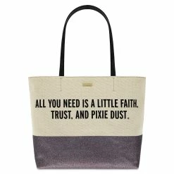 Disney Kate Spade Tote Bag - Faith Trust And Pixie Dust - Canvas