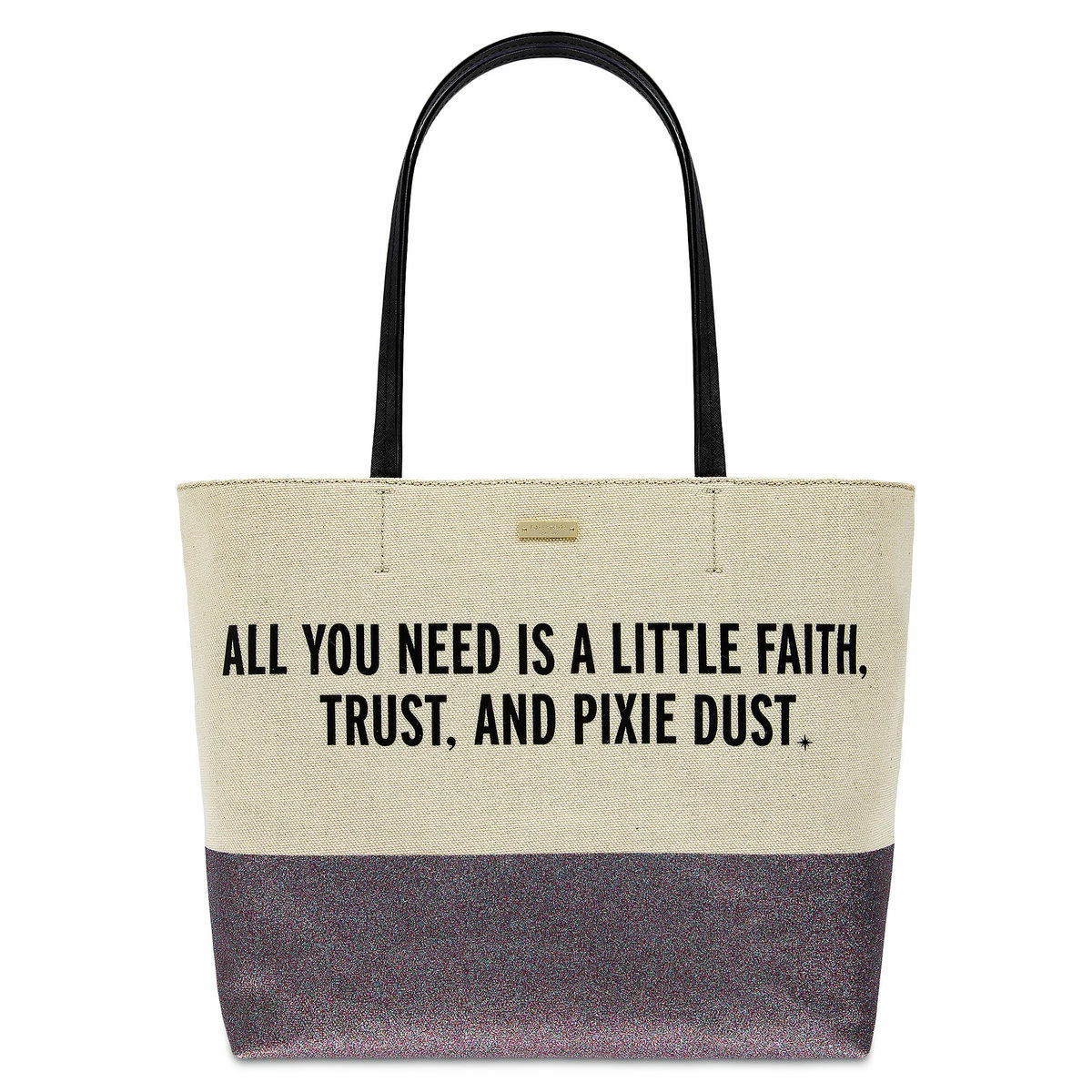 Disney Kate Spade Tote Bag - Faith Trust And Pixie Dust - Canvas