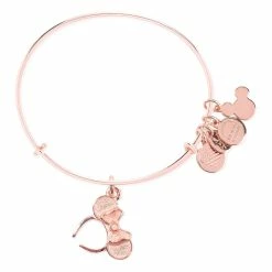 Disney Alex & Ani Bracelet - Minnie Mouse Ears Headband - Rose Gold