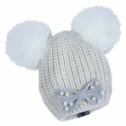 Disney Knit Beanie For Women - Minnie Mouse - White