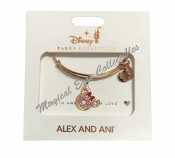 Disney Alex & Ani Bracelet - Disney Treats - Minnie Donut - Rose Gold