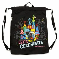 Disney Cinch Sack Bag - Celebration Of The Mouse - Walt Disney World