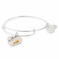 Disney Alex & Ani Bracelet - Lady And The Tramp - Silver