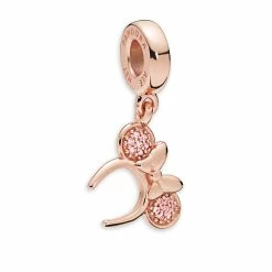 Disney Pandora Charm - Minnie Mouse Ear Headband - Rose Gold
