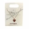 Disney Birthstone Necklace - Minnie Mouse - Rose Gold