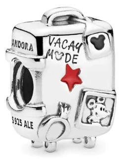 Disney Pandora Charm - Mickey And Minnie - Vacay Mode Suitcase