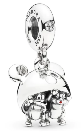 Disney Pandora Charm - Chip 'n Dale Mickey Ear Hat