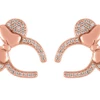 Disney Rebecca Hook Earrings - Minnie Mouse Bow - Rose Gold