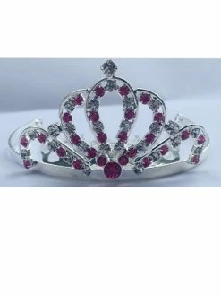 Disney Haircomb - Princess Tiara Barrette - Pink