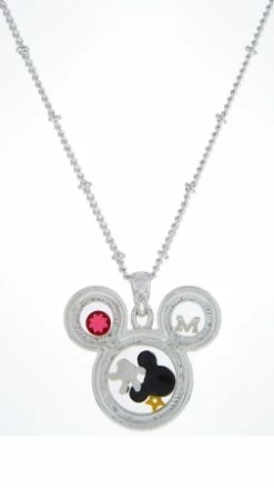 Disney Necklace - Mickey Mouse Icons Floating Charms
