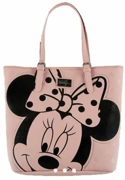 Disney Boutique Tote Bag - Minnie Mouse Face With Coin Purse