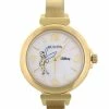 Disney Wrist Watch For Women - Tinker Bell Bangle Bulova - Gold