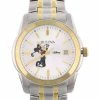 Disney Wrist Watch For Men - Bulova - Golf Mickey - Two-Tone