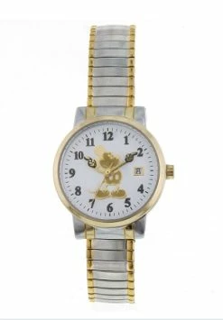 Disney Wrist Watch For Women - Mickey Mouse Expandable - Silver/Gold
