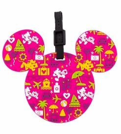 Disney Luggage Bag Tag - TAG - Character Icons - Pink