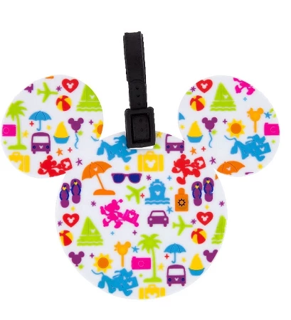 Disney Luggage Bag Tag - TAG - Character Icons - White