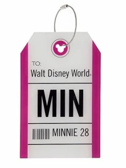 Disney Luggage Bag Tag - TAG - Minnie Mouse - Walt Disney World