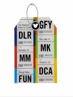 Disney Luggage Bag Tag - TAG - Disney Parks