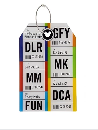 Disney Luggage Bag Tag - TAG - Disney Parks
