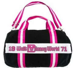 Disney Duffle Bag - Walt Disney World 71 - Pink & Black