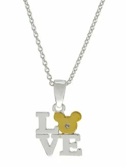 Disney Necklace - Mickey Icon Love - 18"