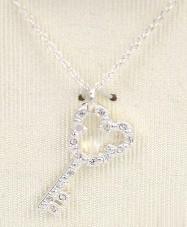 Disney Necklace - Mickey Mouse Key - Jeweled