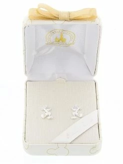 Disney Earrings - Mickey Mouse Standing - Sterling Silver - Boxed