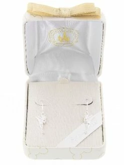 Disney Dangle Earrings - Tinker Bell Standing - Sterling Silver