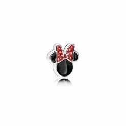 Disney Pandora Charm - Minnie Mouse With Red Bow - Petite