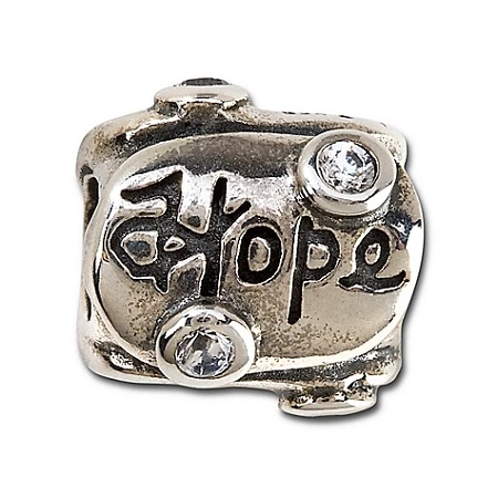 Disney Chamilia Charm - Sterling Silver Love Hope Dream