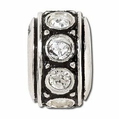 Disney Chamilia Charm - Sterling Silver April Birthstone