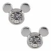 Disney Arribas Earrings - Clear Mickey Mouse Icon - Swarovski Crystal