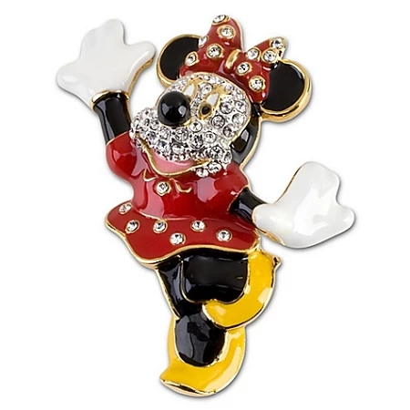 Disney Brooch Pin - Swarovski Crystal Minnie Mouse
