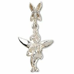 Disney Chamilia Charm - Sterling Silver Tinker Bell