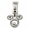 Disney Chamilia Charm - Sterling Silver Swirl Mickey Mouse