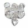 Disney Chamilia Charm - Sterling Silver Minnie And Mickey Mouse Heart