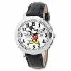 Disney Wrist Watch - Jumbo Classic Mickey Mouse -- Black/Silver