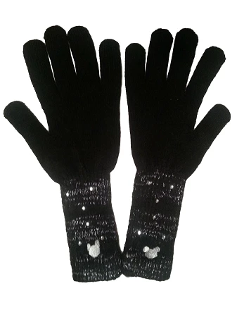 Disney Gloves For Women - Mickey Mouse Winter Gloves - Black