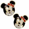 Disney Arribas Earrings - Minnie Mouse Face