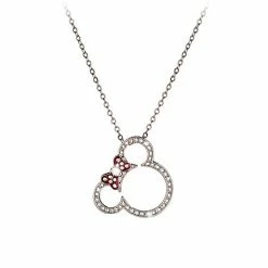 Disney Arribas Necklace - Large Swarovski Crystal Minnie Mouse