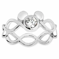 Disney Arribas Brothers Ring - Mickey Mouse Single Crystal Eternity
