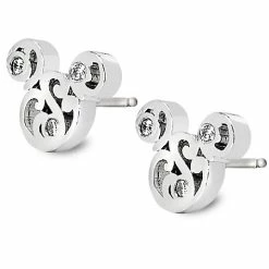 Disney Arribas Brothers Earrings - Mickey Mouse Filigree Icon