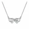 Disney Arribas Brothers Necklace - Mickey And Minnie Mouse Infinity