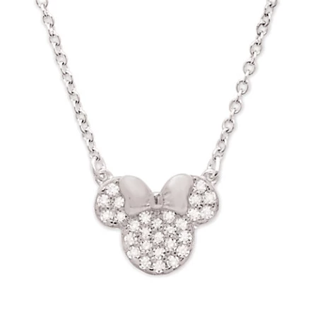 Disney Crislu Necklace - Minnie Mouse Icon - 3 Styles